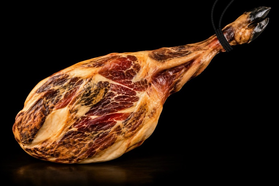 Paleta ibérica intera con cordone nero